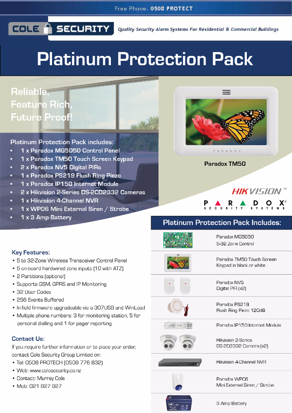 Platinum Protection Pack 2016-439